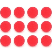 Skeleteen Red Carnival Clown Noses - Red Sponge Nose for Circus Costume Party Supplies - 12 Pieces