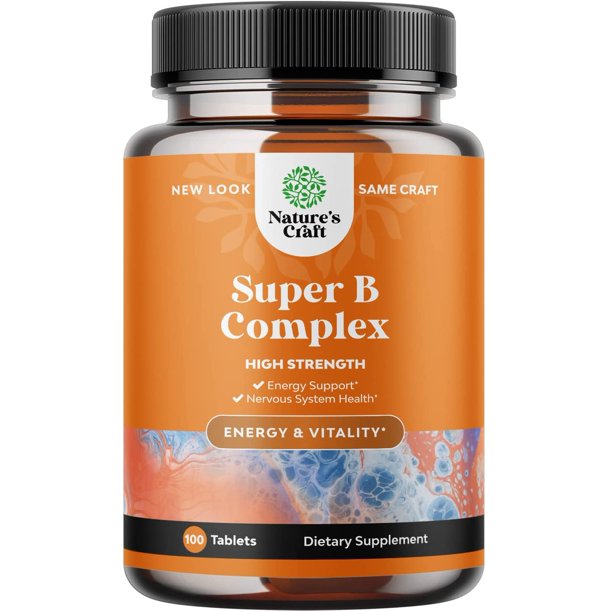 Vitamin B Complex Adult Multivitamin Natural Super B Complex Vitamins