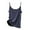 #1 Dark Blue, variant on Gyujnb Women Slim Fit Spaghetti Strap Cami Tank Top, Short Length Figure‑Flattering Layering Camisole Undershirt,Dark Blue
