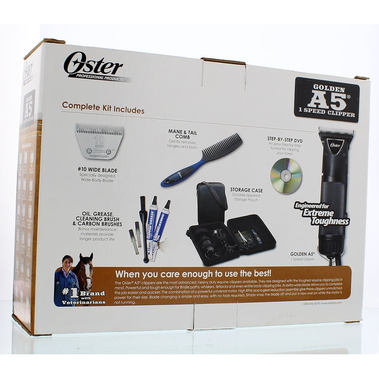 Equine Pro Oster Golden A5 Wide#10 Blade 1-Speed Dog Pet Animal