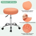 thumbnail image 2 of Uxcell 2-Pack Fundas Redondas para Taburetes de Bar, para Fundas de Asiento de Malla de Poliéster de 12-14 Pulgadas con Bandas Elásticas [Naranja Amarillo], 2 of 7