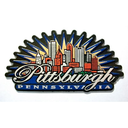 - Pittsburgh Pennsylvania Sunburst Fridge Magnet