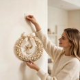 thumbnail image 5 of EaseDay DIY Angel Pearl Wreath Craft Kit Festive Holiday Art Set Home Porch Wall Hanging Decoration Handcrafted Gift for Adults and Families Winter Season, 5 of 5
