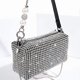 thumbnail image 3 of Women Clutch Evening Purses Black - and White Zebra Pattern Wristlet Hobo Bag Crossbody Bag with Chain Strap for Party, 3 of 4