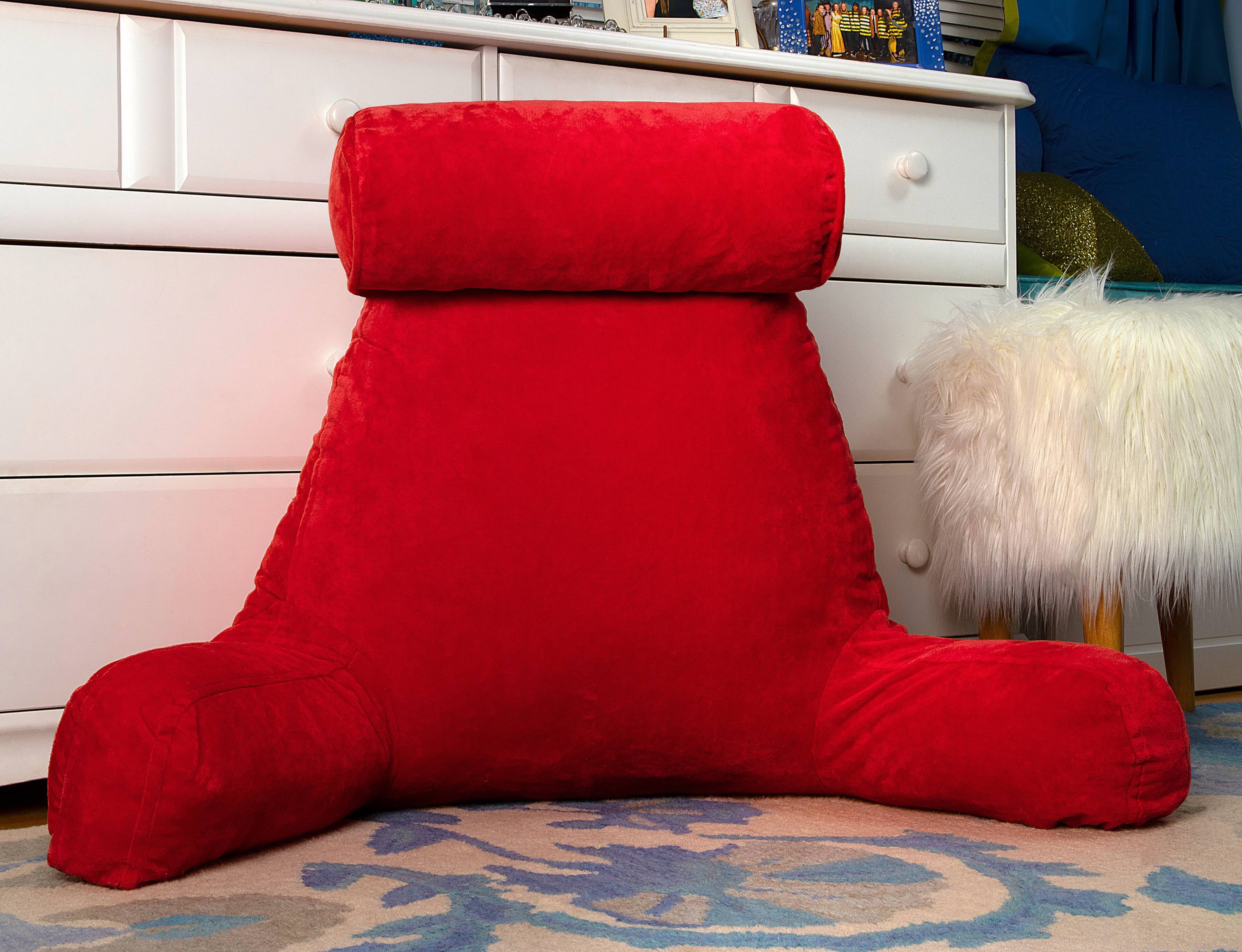✨ アリゾナマルーン　Husband Pillow XXL、大型クッション Improve Bed Posture with the Aspen XXL Husband Pillow