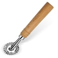 thumbnail image 2 of Pasta Cutter Wheel, Ravioli Cutter Wheel with Long Wooden Handle,Zinc Pizza Cutter Wheel & Kitchen, 2 of 8