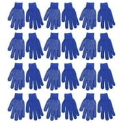 12 Pair Single Sided Working Gloves Polyester Cotton Work Gloves with Grip Dots