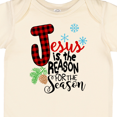 thumbnail image 4 of Inktastic Jesus is the Reason for the Season Pinecone and Snowflakes Boys or Girls Baby Bodysuit, 4 of 5