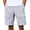 Gray, variant on BiZtdJrK Men Solid Work Shorts Waffle Knit Drawstring Elastic Waisted Cargo Shorts Comfy Casual Summer Short Trousers with Multi Pockets Army Green M