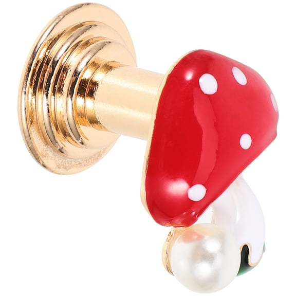 MLINS Adorable Mushroom Shaped Drawer Knob in Assorted Colors for Decorative Furniture Use on Cabinets