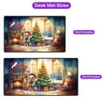 thumbnail image 5 of Merry Christmas Australian Cattle Dog Santa Hat Xmas Tree Winter Holiday Desk Mat Full Keyboard Mouse Pad Heeler Lover Gifts Large Mousepad - 01013, 5 of 5