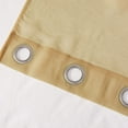 thumbnail image 5 of Dainty Home Malibu Textured Semi-Sheer Grommet Top Curtain Panel Pair, 108" x 84" In Coffee, 5 of 10