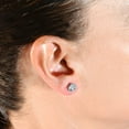 thumbnail image 3 of Pompeii 1.00CT Round Brilliant Cut Natural SI Quality Diamond Stud Earrings In 14K Gold, 3 of 3
