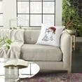 thumbnail image 3 of Nourison Home For The Holiday Animals White Decorative Throw Pillow , 18"X18", 3 of 5