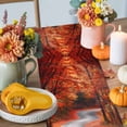 thumbnail image 4 of Fall Forest Table Runner, Autumn Thanksgiving Kitchen Dining Table Decoration for Home Party Decor 13x108 Inches, 4 of 9