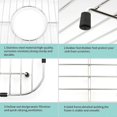 thumbnail image 4 of 2025 Latest Model Kitchen Sink Grid, 11-3/4" x 13-1/4" Sink Protectors for Kitchen Sink with Center Drain, S, 4 of 5