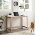 thumbnail image 2 of Evelyn&Zoe Modern Writing Desk, Brown, 2 of 7