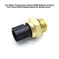 Car Water Sensor OEM Radiator Coolant Fan Temp Switch Replacement for