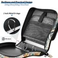 thumbnail image 4 of FORMRS Zipper Binder with Shoulder Strap 2-inch Ring 500 Sheet Capacity File Bag, Whimsical Leaves, 4 of 5