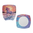thumbnail image 5 of SCRAWLGOD Horse Sunset Set of 2 Breathable Cover for Office Chair Seat Elastic Breathable Boss Chair Slipcovers Easy to Remove Stain Resistant Chair Protector, 5 of 7