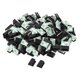 thumbnail image 2 of Clips autoadhesivos de 100 piezas, cables de agrupamiento que organizan clips de oficina, cocina, tocador, automóvil Baoblaze autoadhesivo, 2 of 8