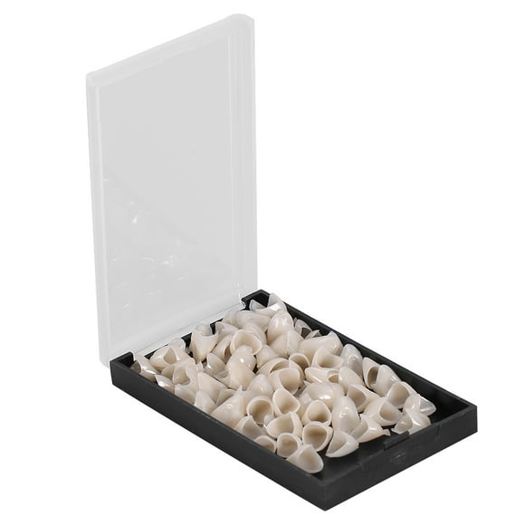 Temporary Dental Crown,50Pcs/Box Dental Front Teeth Molar Teeth Crown Dental Crown Built for Professionals