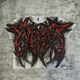thumbnail image 3 of Y2k New Devil Skull Impreso Desgastado Manga Corta Hombres Y2k Street American Casual Algodón Cuello Redondo Camiseta Oversize Mujeres, 3 of 3
