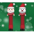 thumbnail image 3 of Paquete de 2 juguetes de tubos pop de Papá Noel para niños y adultos, herramientas sensoriales de tubería para aliviar el estrés y la ansiedad, juguetes estimulantes flexibles y geniales, ideales com, 3 of 4