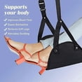 thumbnail image 4 of Airplane Footrest, Adjustable Foot Hammock Under Desk, Plane Travel Foot Rest, Provides Relaxation and Comfortable for Long Flight, 4 of 5