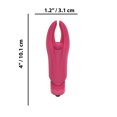 thumbnail image 2 of Screaming O 4B Demon Silicone Stimulating Mini Clitoral Vibrator, Strawberry, 2 of 4