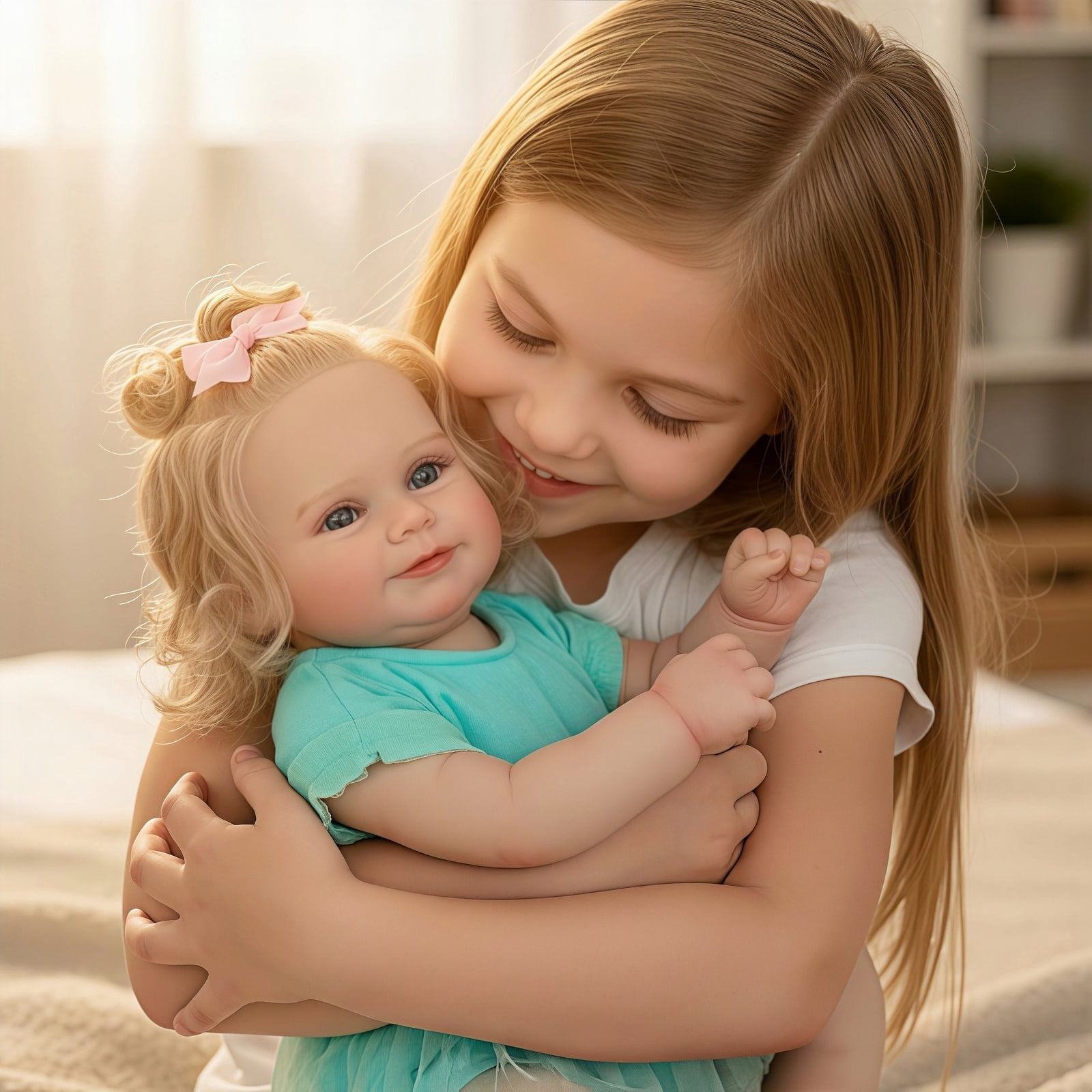 20-Inch Realistic Reborn Baby Doll with Hand-Painted Details – Baby Dolls with Accessories Lifelike Doll Toy Gift for Kids 3+