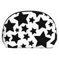 thumbnail image 7 of YFYANG 2 Piece Women's Portable Makeup Bags, Black and White Star Doodle Clutch Travel Toilet Bags Cosmetic Organizer, 7 of 7