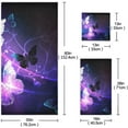thumbnail image 3 of GZHJMY Purple Butterfly Bath Towel Set of 3, Absorbent Soft Bathroom Towel with Hand Towel & Washcloth for Hotel, Beach, Gym and Spa, 3 of 7