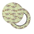 thumbnail image 2 of KLL Twig Sloth Round Bar Chair Cushion Cover 13 inch ,Bar Stool Protector with Elastic, Soft Washable, 2 of 6