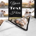 thumbnail image 2 of AISENIN Custom Blanket with Photo Text Collage Personalized 10 Photo Throw Blanket Using Your Own Pictures, Custom Christmas New Year Gifts for Mom Dad Family Sisters Friends Kids Couple 60*80inch, 2 of 5