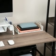 thumbnail image 7 of Mind Reader Stackable Paper Tray, Desktop Organizer, File Storage, Office, Plastic, 13.75"L x 10"W x 10.75"H, 4 Pcs., Beige, 7 of 7