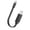 Straight head, variant on USB C Printer Cable to USB B, Flat Silicone 1M Cord for Office Connection Use