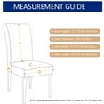 thumbnail image 2 of Chair Slipcover for Dining Room,Solid Color Parsons Chair Cover Universal Removable Washable Anti-Dust Soft Super Fit Chair Protector for Hotel Banquet Wedding Living Room-4-Navy blue, 2 of 7