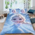 thumbnail image 2 of Frozen Themed Bed Sheet Set Three Piece Set 90*90 in Comfortable And Skin Friendly Unique Design Creating A Star Studded Night, 2 of 6