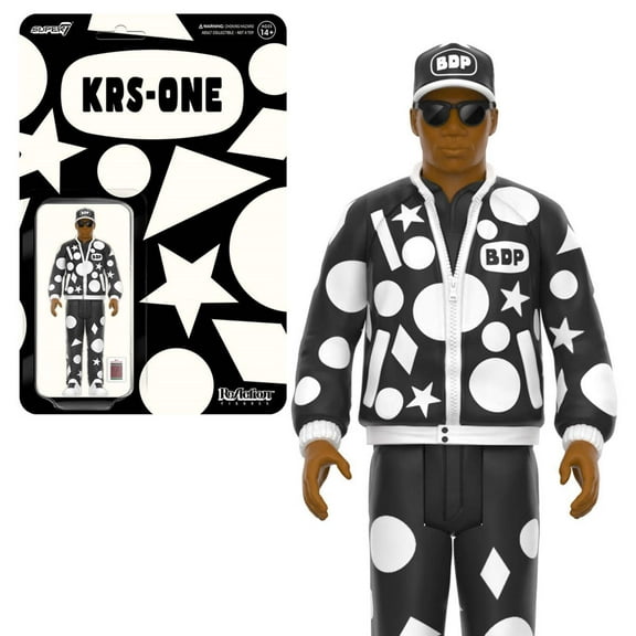 KRS-One KRS-1 (Self Destruction) 3 3/4-Inch ReAction Figure