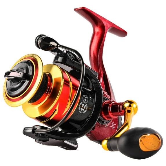 Sougayilang Fishing Reel Ultralight Smooth Power 12+1 BB Spinning Reel with 5.1:1/5.5:1 Gear Ratio