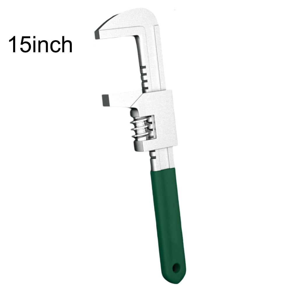 F Type Adjustable Wrench Large Opening Bathroom Wrench Pipe Pliers Wrench 15Inch Fangkenuo