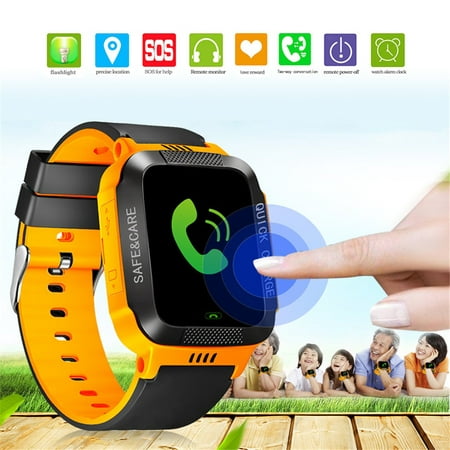 Topchances Kids Smart Watches with Tracker Phone Call for Boys/Girls, Digital Wrist Watch, Sport Smart Watch, Touch Screen Cellphone Camera Anti-Lost SOS Learning Toy for Kids Gift