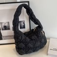 thumbnail image 4 of Bolso de hombro ligero FLhrweasw con diseño de celosía acolchado y cremalleras colgantes, 4 of 9