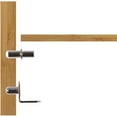thumbnail image 3 of 72Pcs Shelf Pegs Support Kit, 6 Styles Pins, Nickel Plated Cabinet for Shelves Bookcase Bookshelf, 3 of 7
