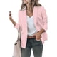 thumbnail image 1 of Chaqueta tipo cárdigan de manga larga para oficina y trabajo con solapa abierta y lisa para mujer, 1 of 4