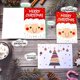 thumbnail image 3 of Tarjeta de felicitación de Navidad con sobre, tarjetas de agradecimiento de Año Nuevo, Navidad, vacaciones de invierno, en blanco, en el interior, 6x4, 3 of 4