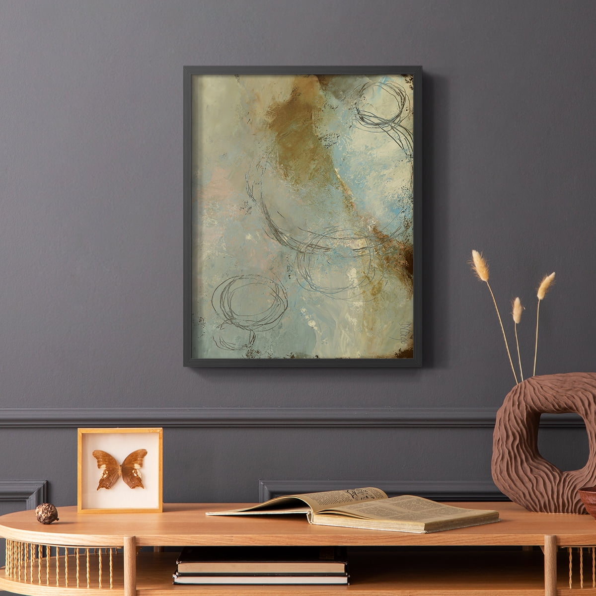 Zen Path I Framed Print - Solid Wood in Single Picture Frame Solid Wood 2 Framed Print