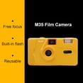 thumbnail image 3 of Non-Disposable Vintage M35 35mm Reusable Film Camera with Flash (Purple) Sywqhk Para estrenar, 3 of 9