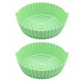 thumbnail image 1 of Poêle en silicone pour Friteuse à Air Chaud, Panier en silicone pour Friteuse à Air, Remplacement du Papier Parchemin Inflammable, Réutilisable, 1 of 5